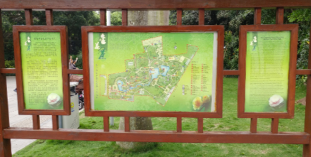 Image of the Map of Nanning Golden Camellia Park